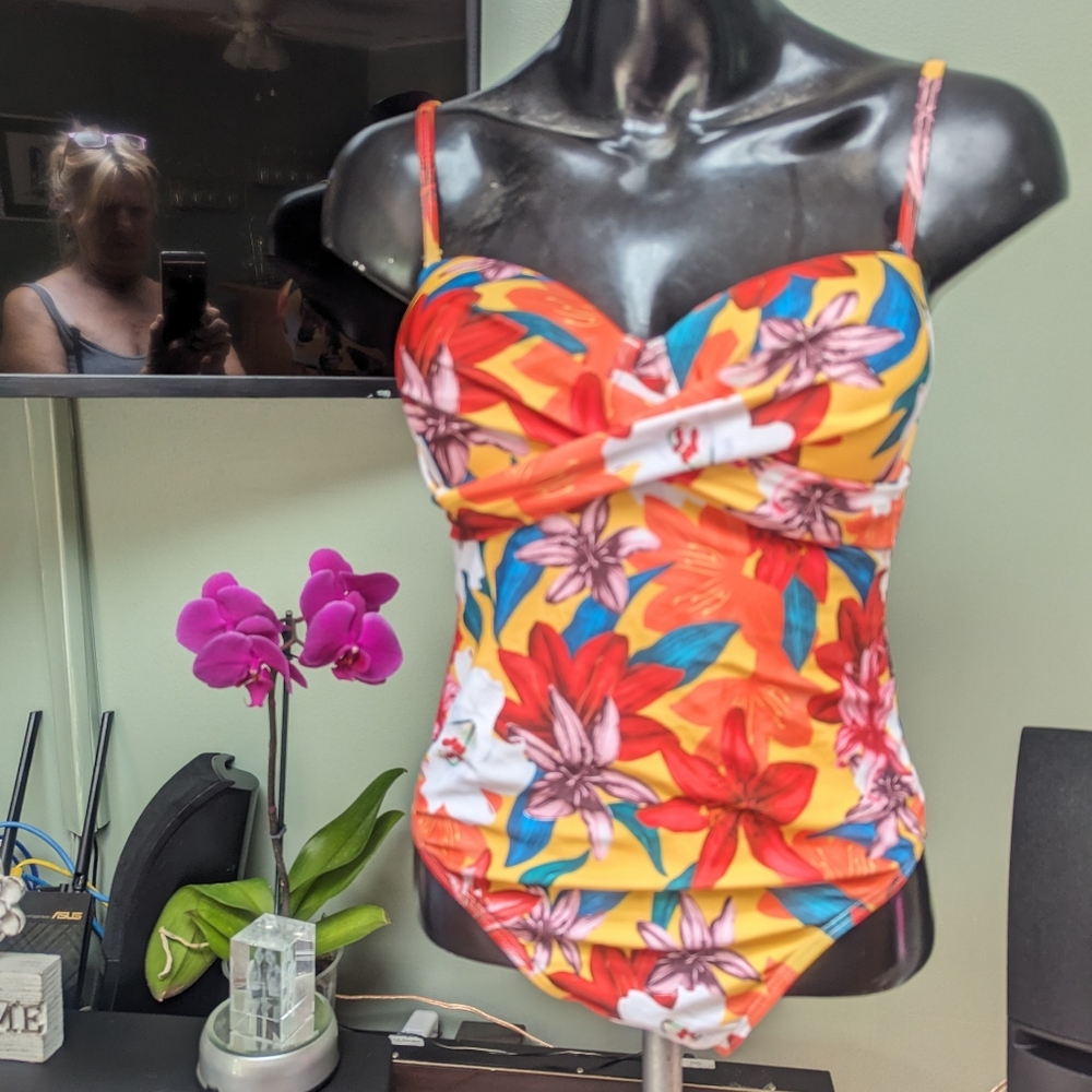 Tropical One Piece Swimsuit